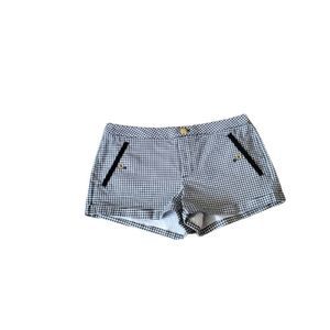 Juicy Couture Black & White Checkered Shorts sz 6